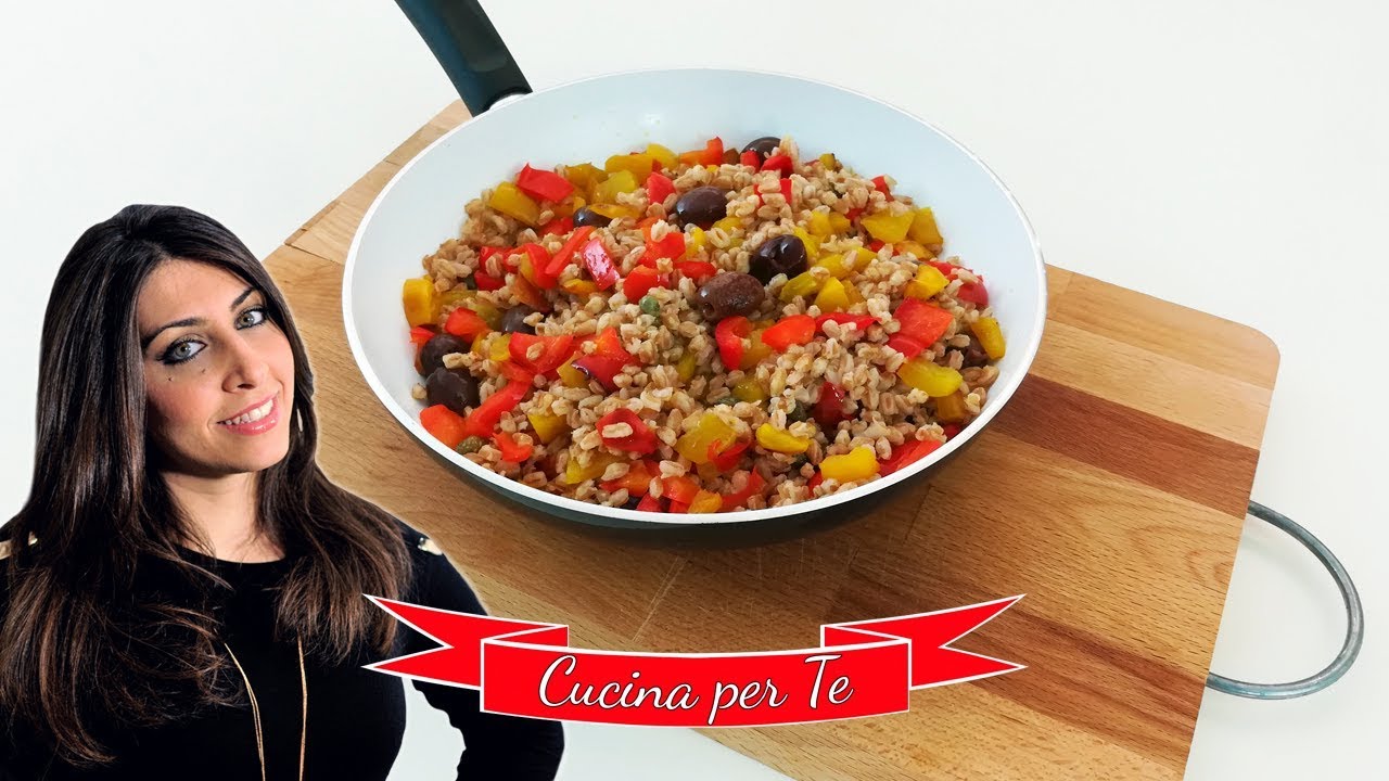 Farro e Peperoni - Ricette Estive