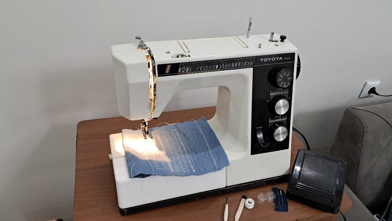 Toyota 9800 Dikiş Makinesi Kullanımı - Toyota Sewing Machine User Manual