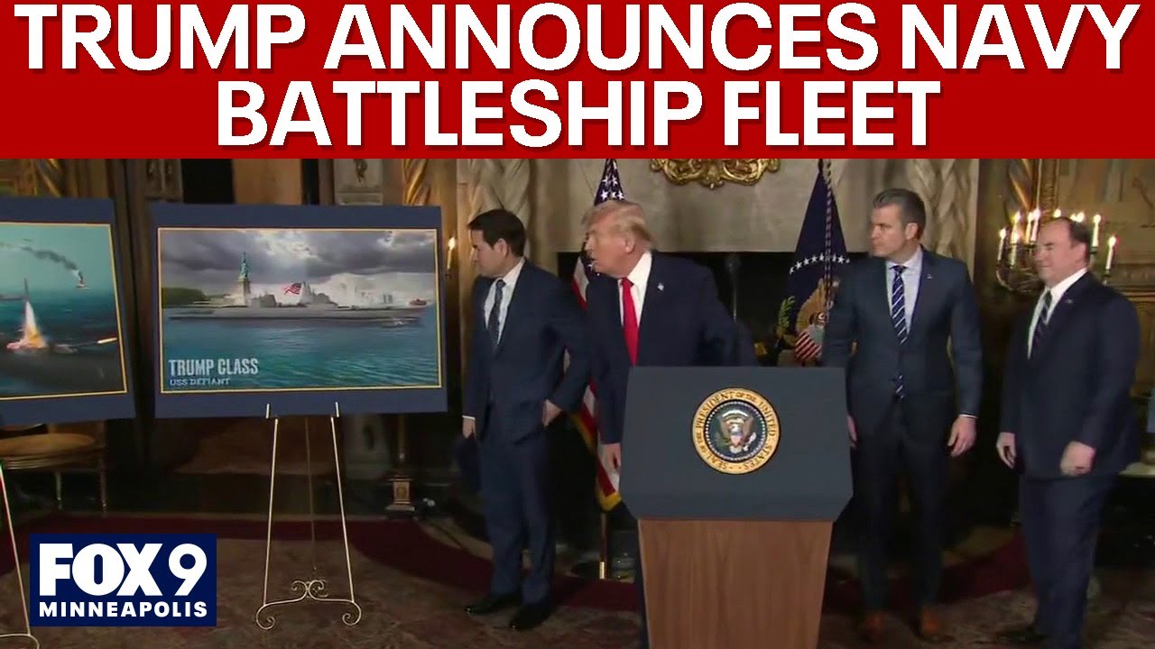 President Trump announces new battleship class for U.S. Navy [full]