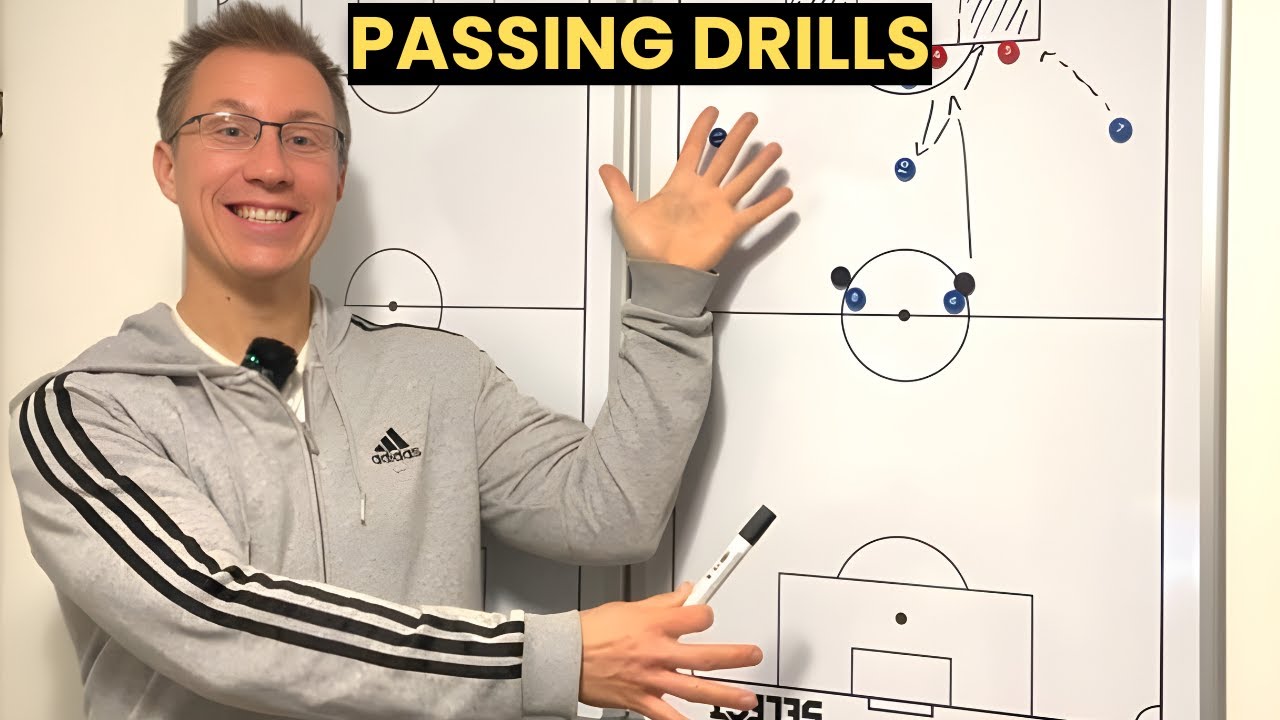Passing Drills to Break Down Low Block Defense | Football Coaching