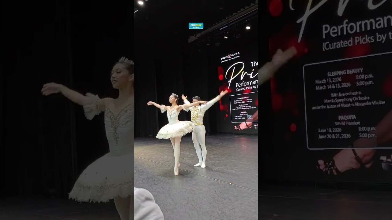 Ballet Manila perform excerpts from classical ballets Sleeping Beauty, Paquita, and La Bayad&egrave;re