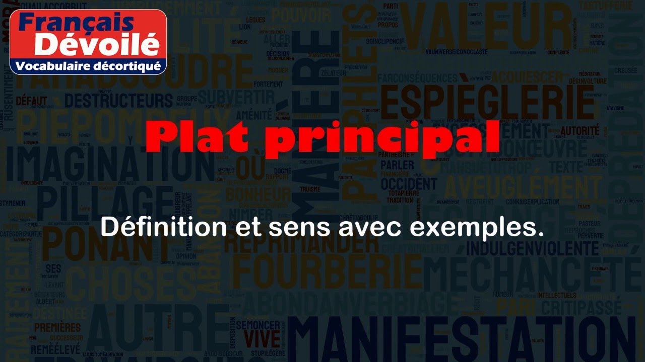 Plat principal