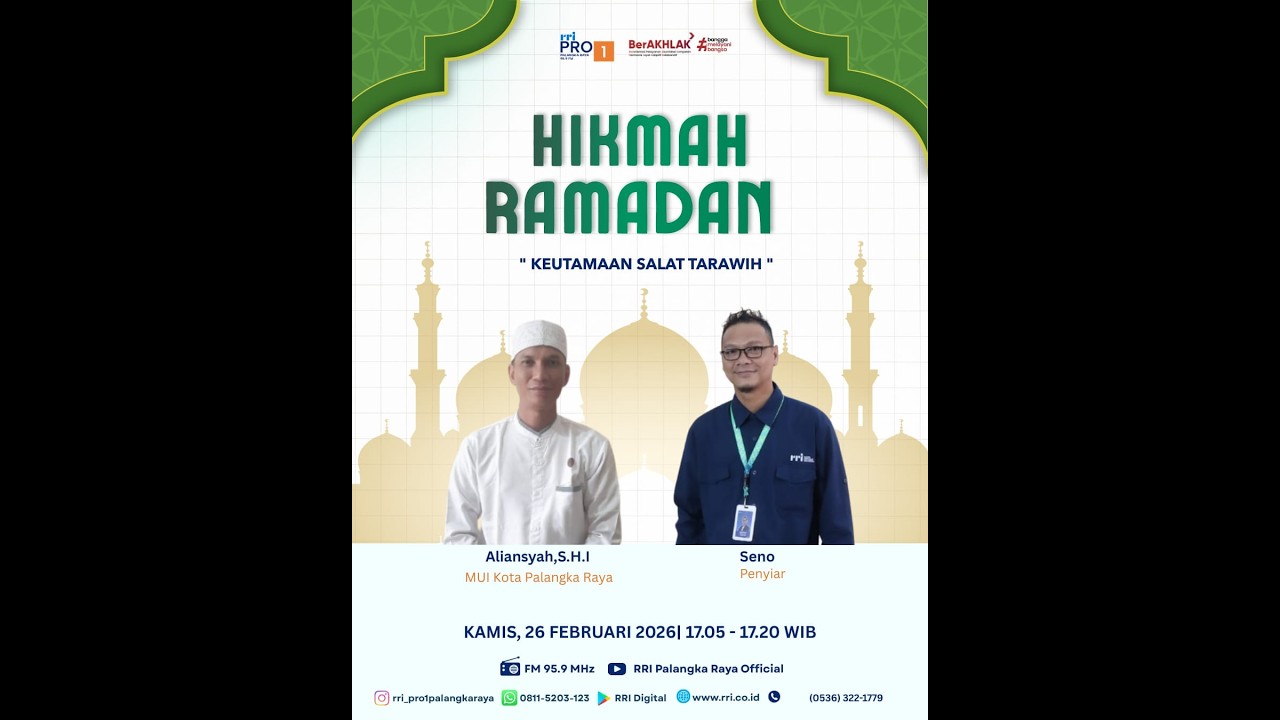 HIKMAH RAMADHAN - KEUTAMAAN SALAT TARAWIH