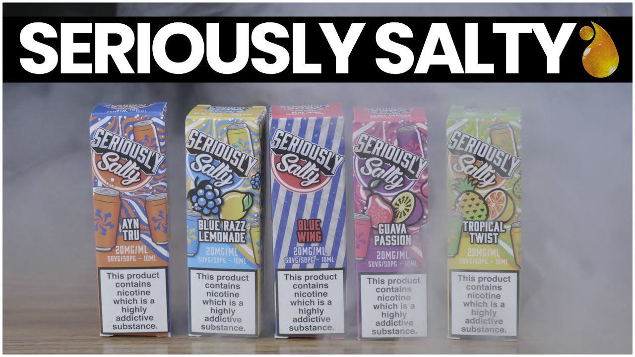 Seriously Salty Soda Range Eliquid Review