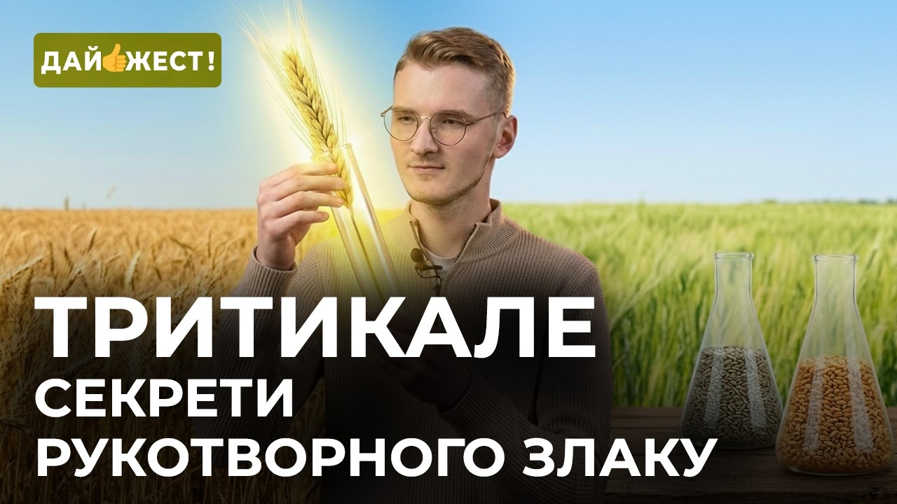 🔊 РОЗІГРАШ і все про ТРИТИКАЛЕ! Що це? 👀Тріумф селекції? Коли і навіщо схрестили пшеницю та жито?👨‍🌾
