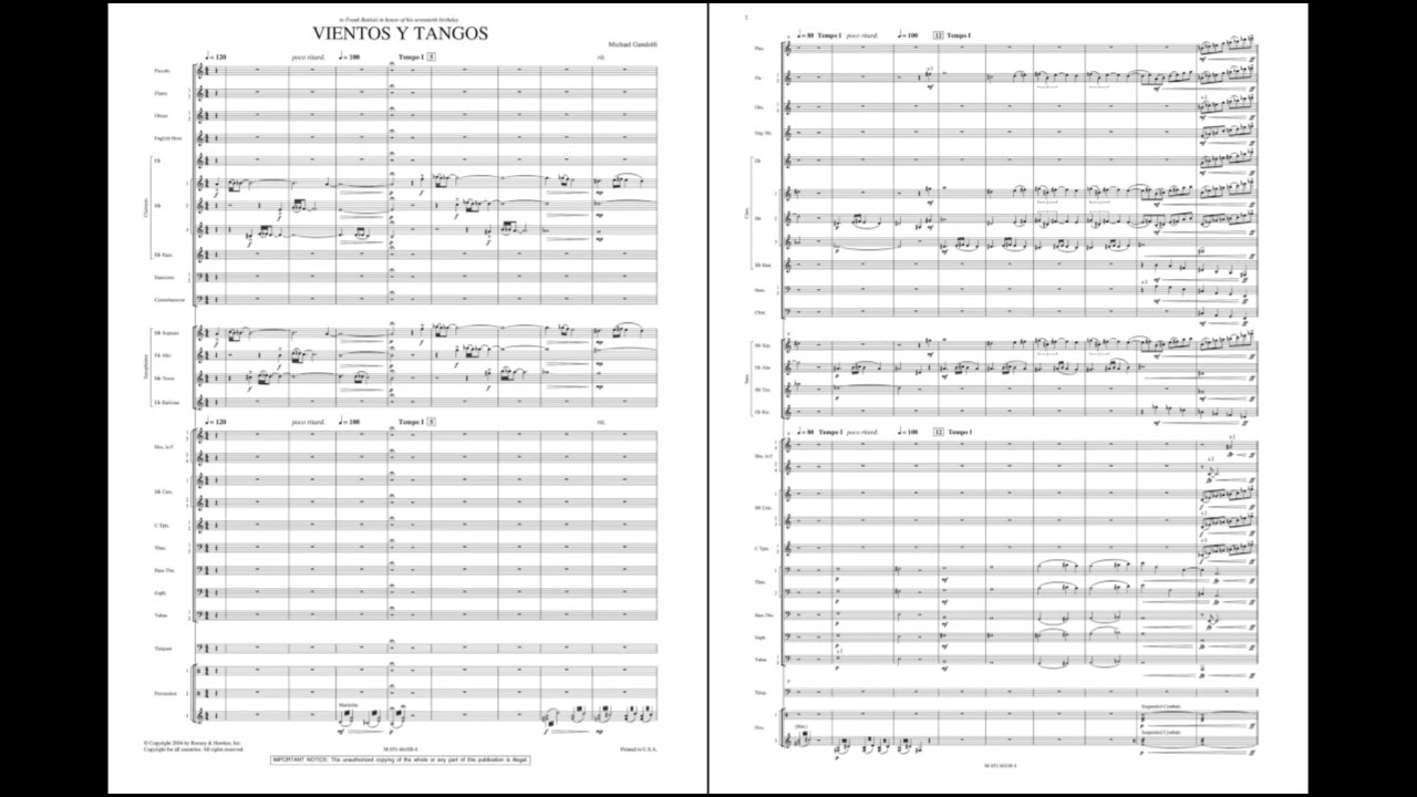 Vientos y Tangos by Michael Gandolfi