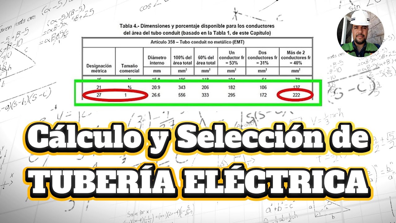 Cómo Calcular La Tubería Para Una Instalación Eléctrica  *  NOM-001-SEDE-2012 | Ejemplo 3 TUBO 1 