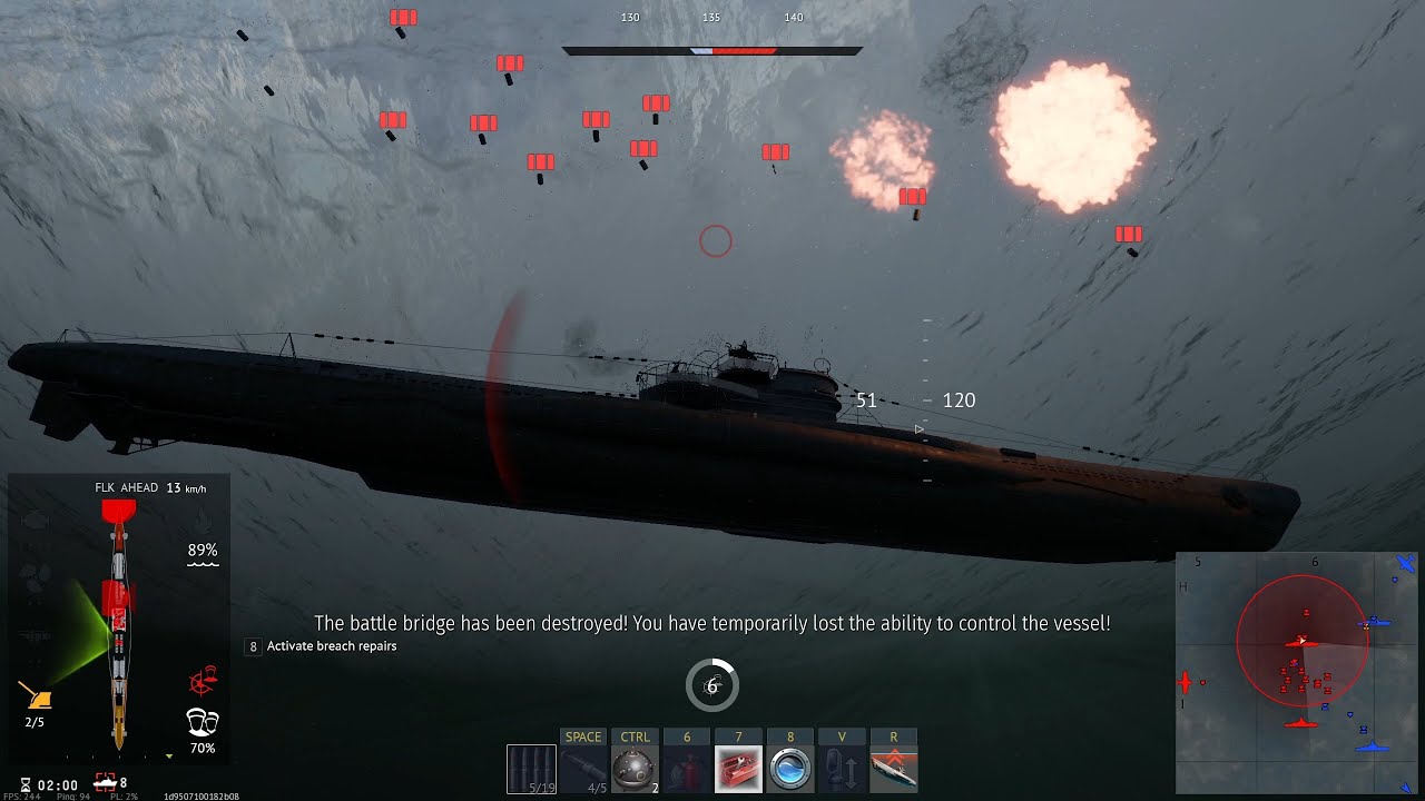 Submarines in War Thunder are TERRIFYING - ASMR