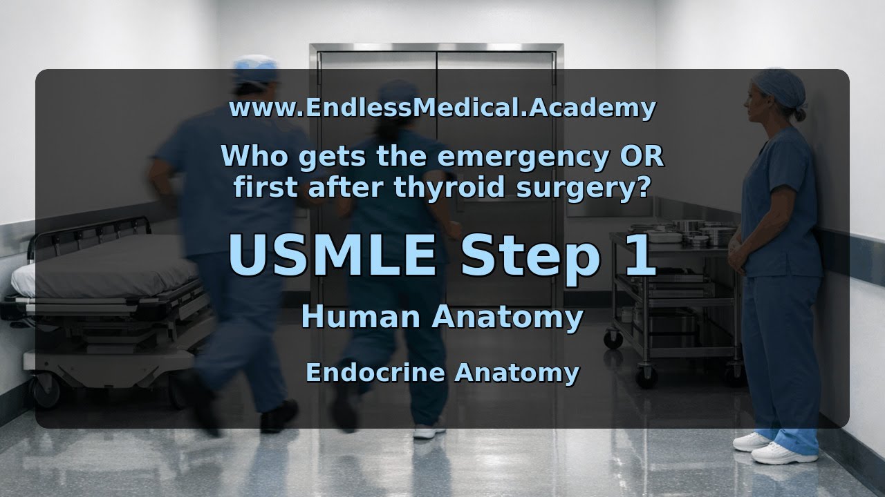 Endocrine Anatomy, Human Anatomy, USMLE Step 1 - Full Vignette with Extended Explanations