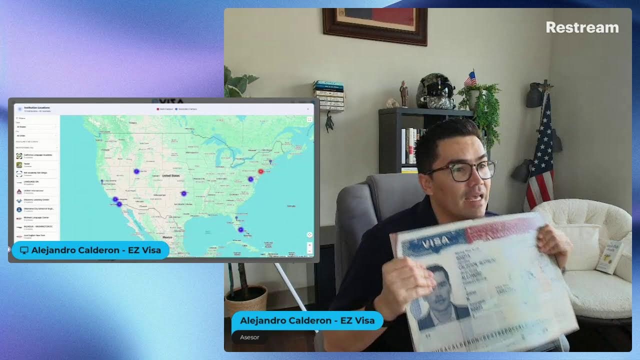 Respondiendo preguntas en vivo | EZ Visa - Visa Americana