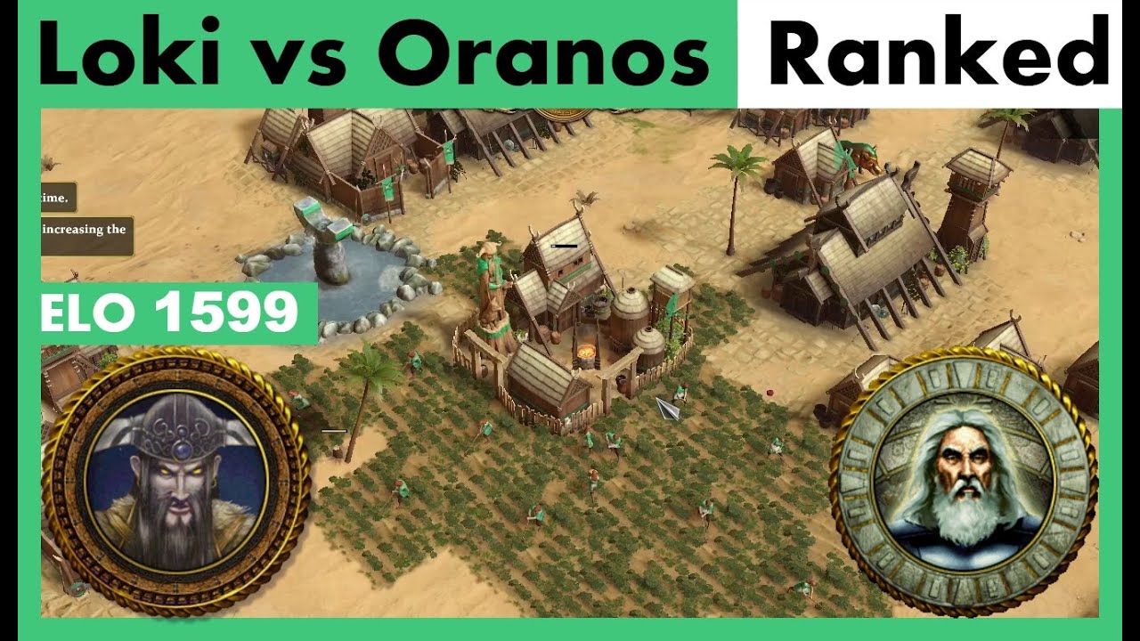 Loki vs Oranos | 1v1 Ranked | Age of Mythology