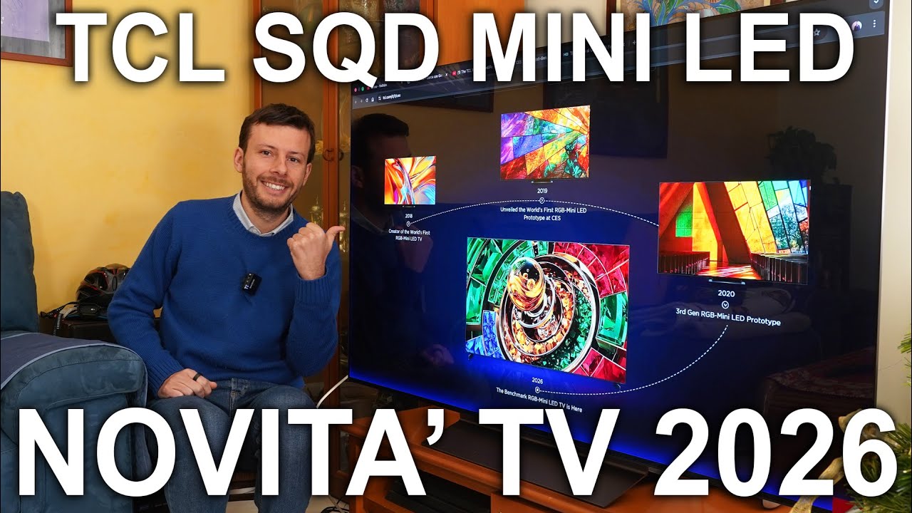 TCL X11L SQD Mini LED e le Novità TV TCL 2026