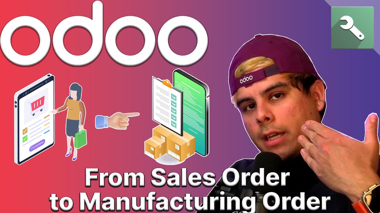 От заказа на продажу к заказу на производство | Odoo MRP
