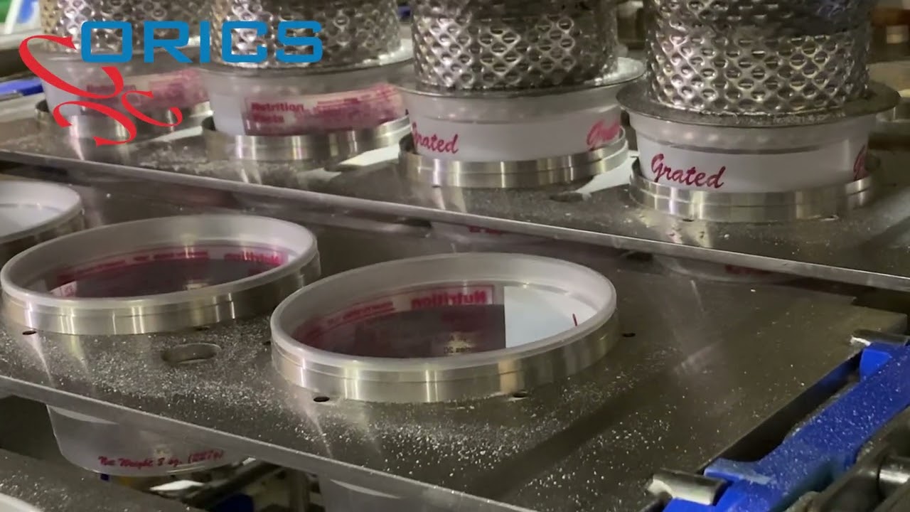 ORICS Industries | SLS VGF-1000 Shredded Cheese Packaging Solution, High Speed, High Volume M.A.P.