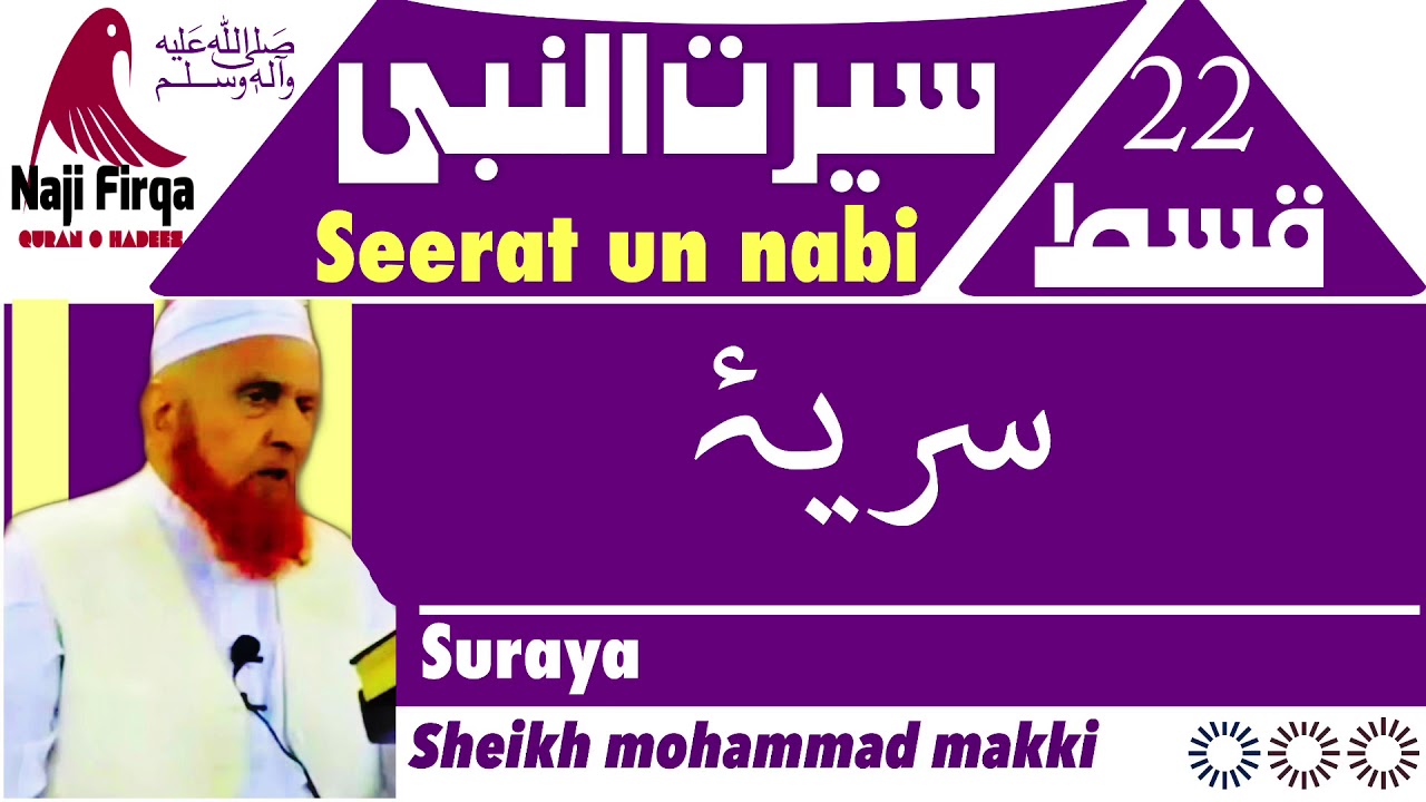 Seerat un nabi part 22سیرت النبی suraya banu ghatfan molana makki alhijazi