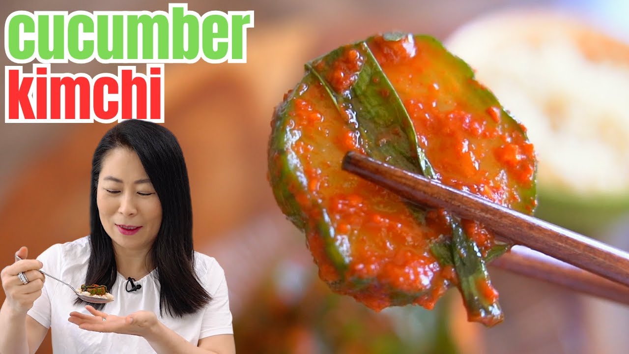 Once it hits the lips, CAN'T STOP❗️ 🥒 Cucumber Chives Kimchi 🌶EASY SMALL Batch Kimchi Recipe 오이부추김치