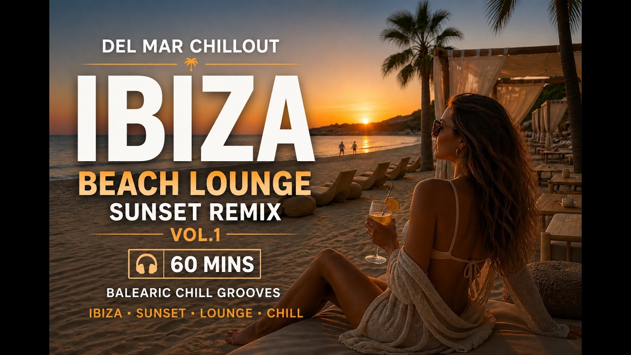 Ibiza Chillout Music 🌊 Beach Lounge Relax Mix | Sunset Ambient Background Music