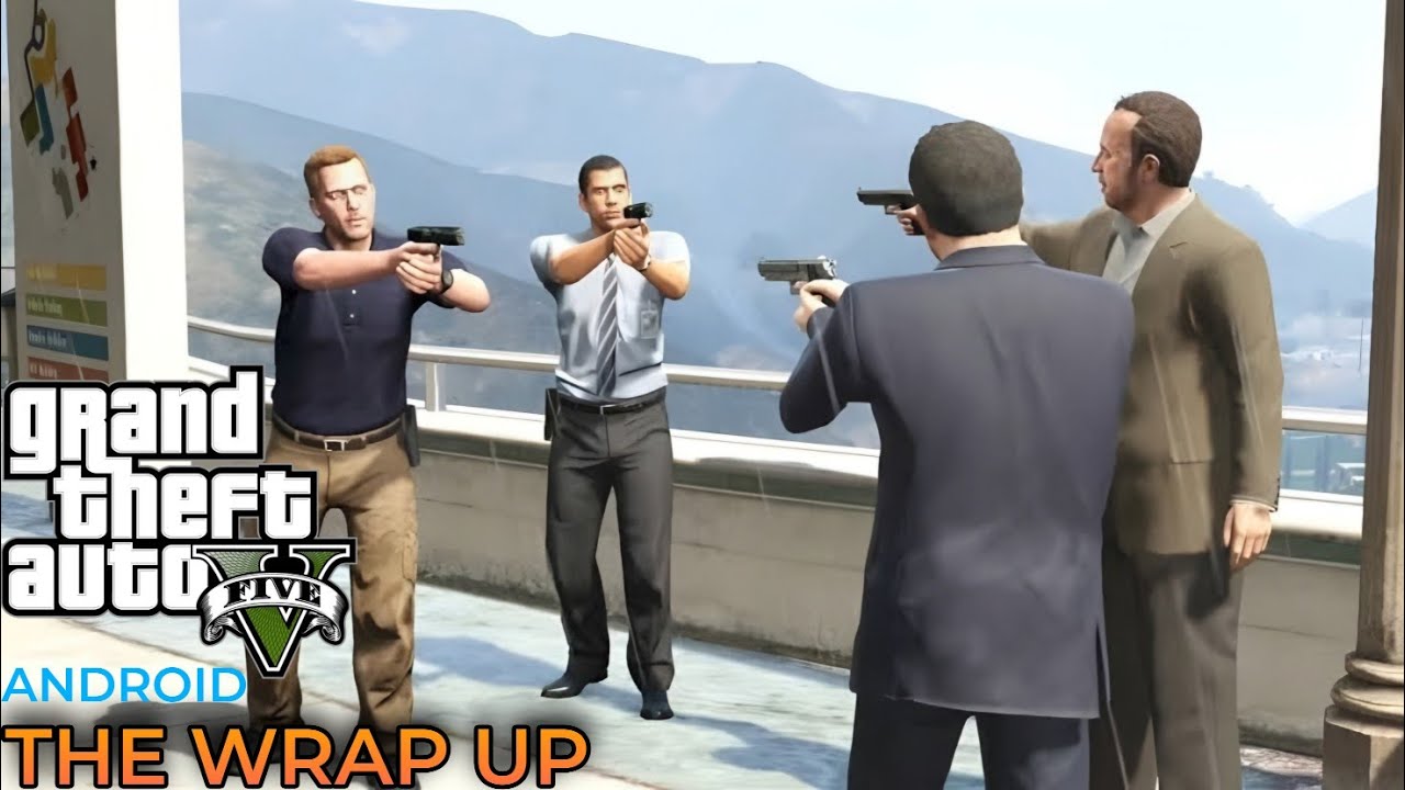 GTA5 | The Wrap Up  mission Gamehub Emulator Android gameplay Fps60 | Walkthrough 0 IQ 
