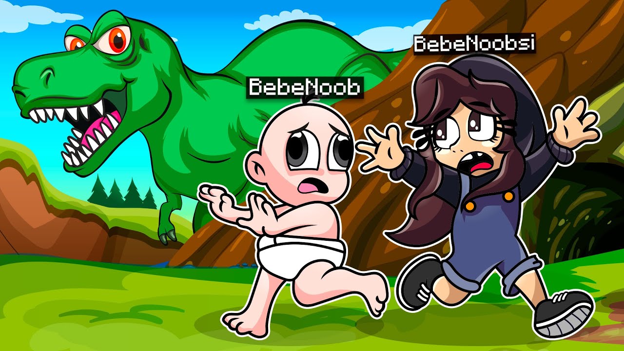 NOS ENCONTRAMOS DINASAURIOS PREHISTÓRICOS 😱😂 #1 BEBE NOOB LA SERIE SURVIVAL EN ARK