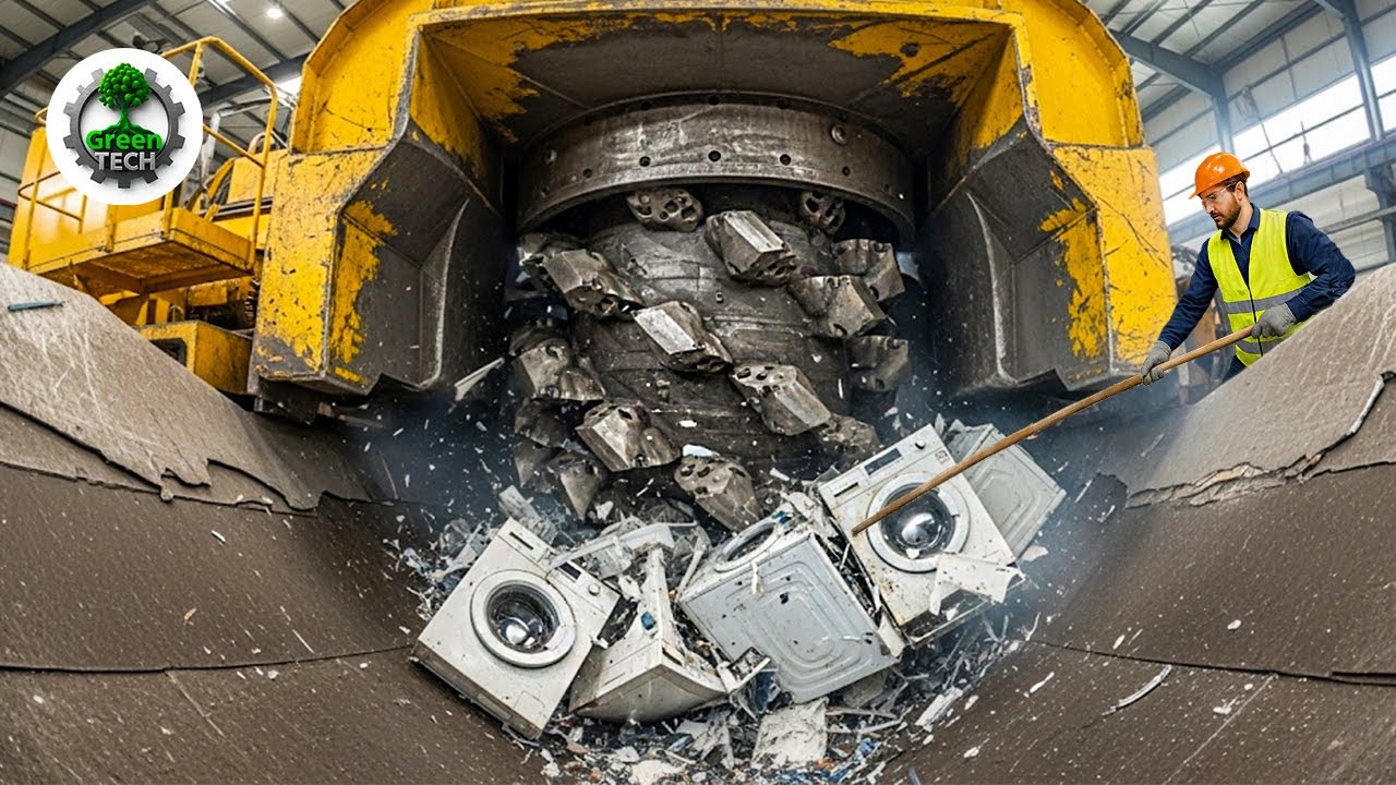 Extreme Dangerous Wood Chipper & Shredder Demolitions: Crushing Everything in Sight! #57