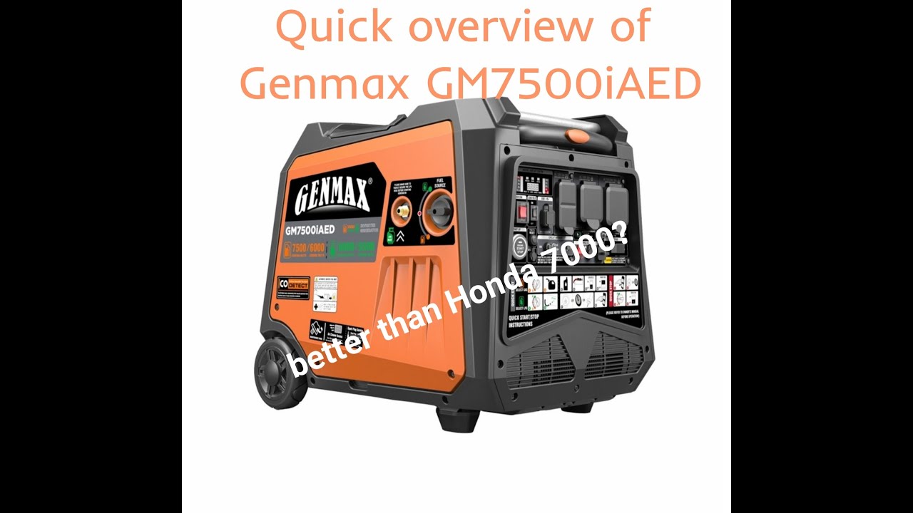 Инверторный генератор Genmax GM7500iAED