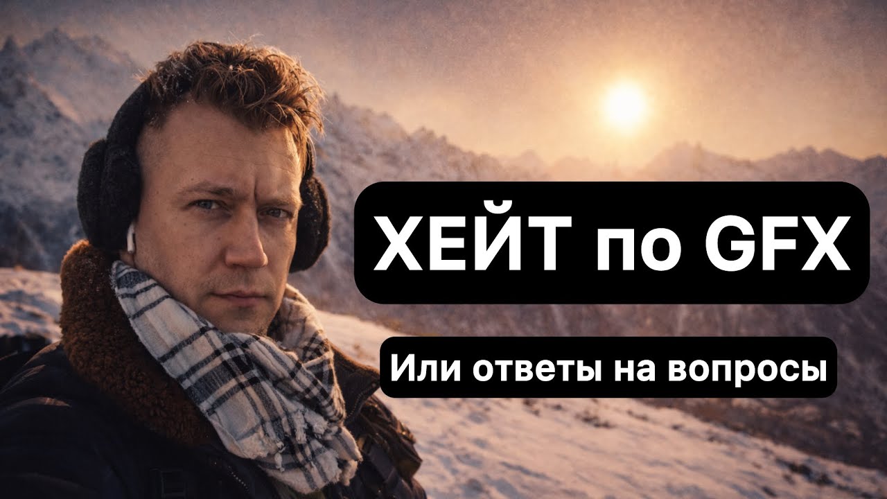 Хейт по GFX: Вы спрашивали &mdash; отвечаю! Fujifilm GFX, кроп vs ФФ, автофокус и ВСЁ остальное.