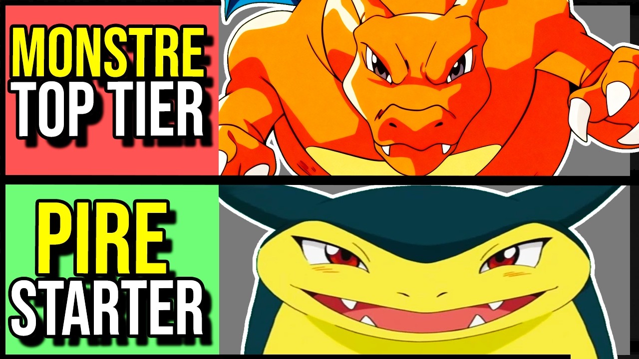 Quel est le meilleur STARTER de type FEU ? 🔥 - Tierlist Stratégique