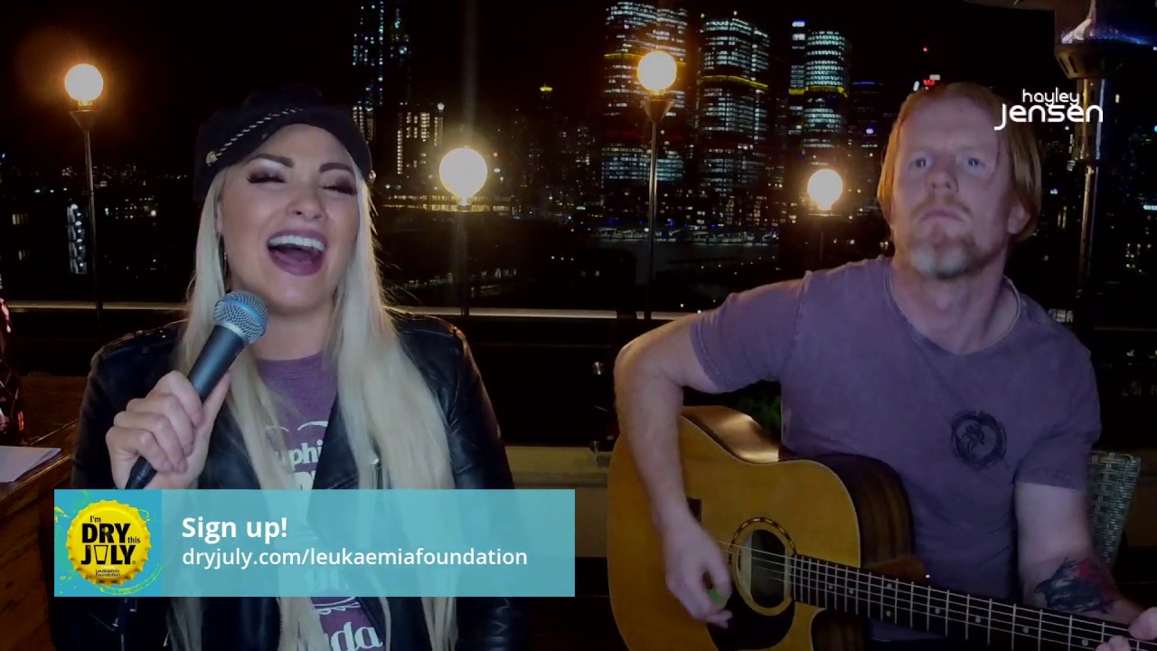 Hayley Jensen - Red Red Wine (UB40) - LIVE - #DryJuly2020