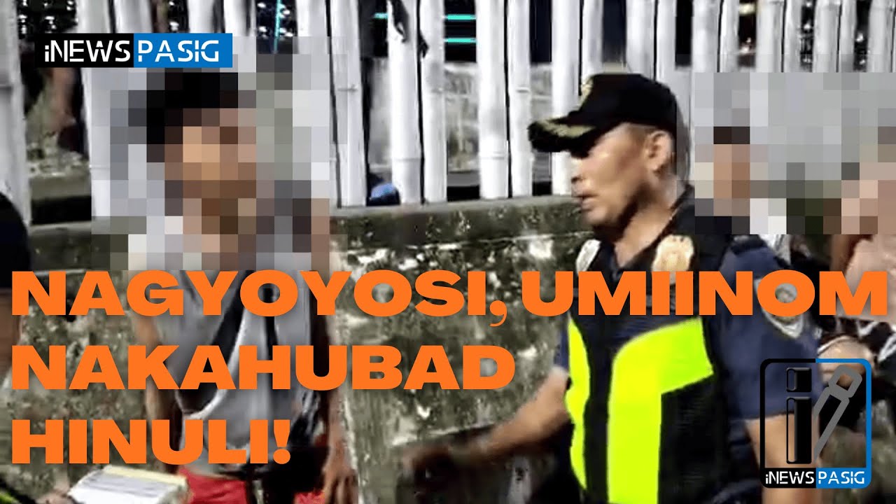 Mga nag-yoyosi, inuman, nakahubad sa pampublikong lugar, huli sa Oplan Galugad | iNews Pasig