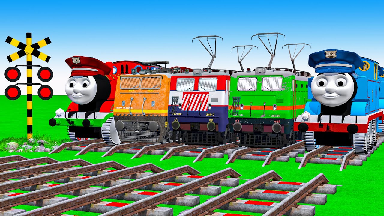【踏切アニメ】あぶない電車 3 Train Climbing Pynamid 🚦 Fumikiri 3D Railroad Crossing Animation #2025  #train