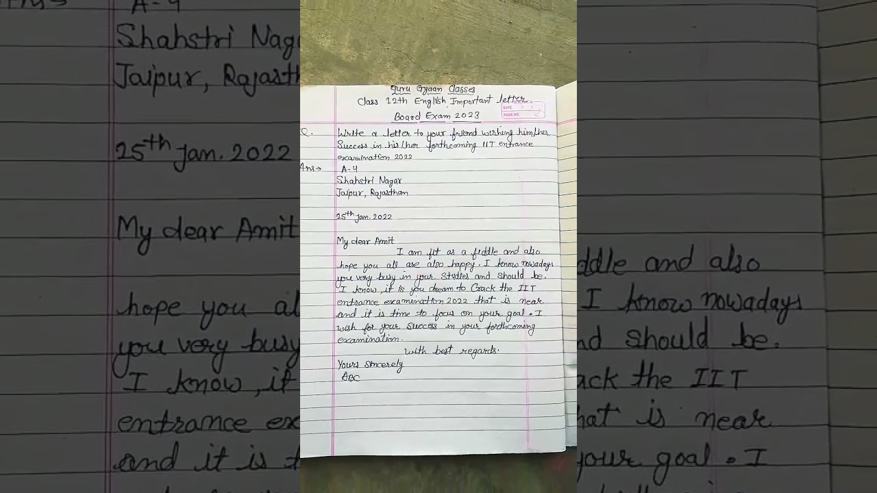 Important letter writing class 12 english for board exam  #shorts #class12th #class12english