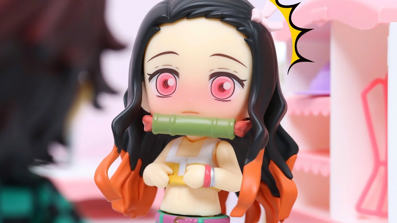禰豆子はお着換え中だったようです【鬼滅の刃】【コマ撮り】【ねんどろいど】