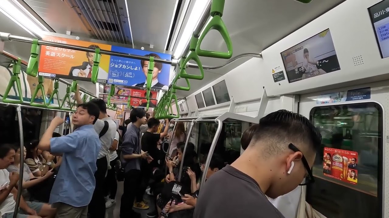 JR山手線で新宿から有楽町まで || JR Yamanote Line Ride From Shinjuku to Yurakucho