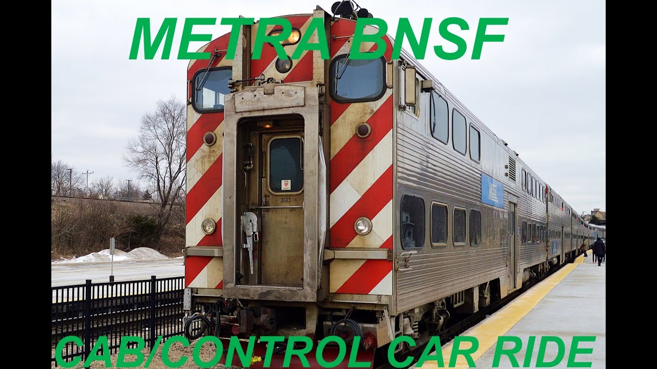 Metra BNSF 1326 Cab Car Ride (Express) (Full Ride)