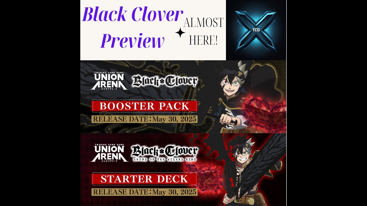 Union Arena TCG - Black Clover Preview Part 1