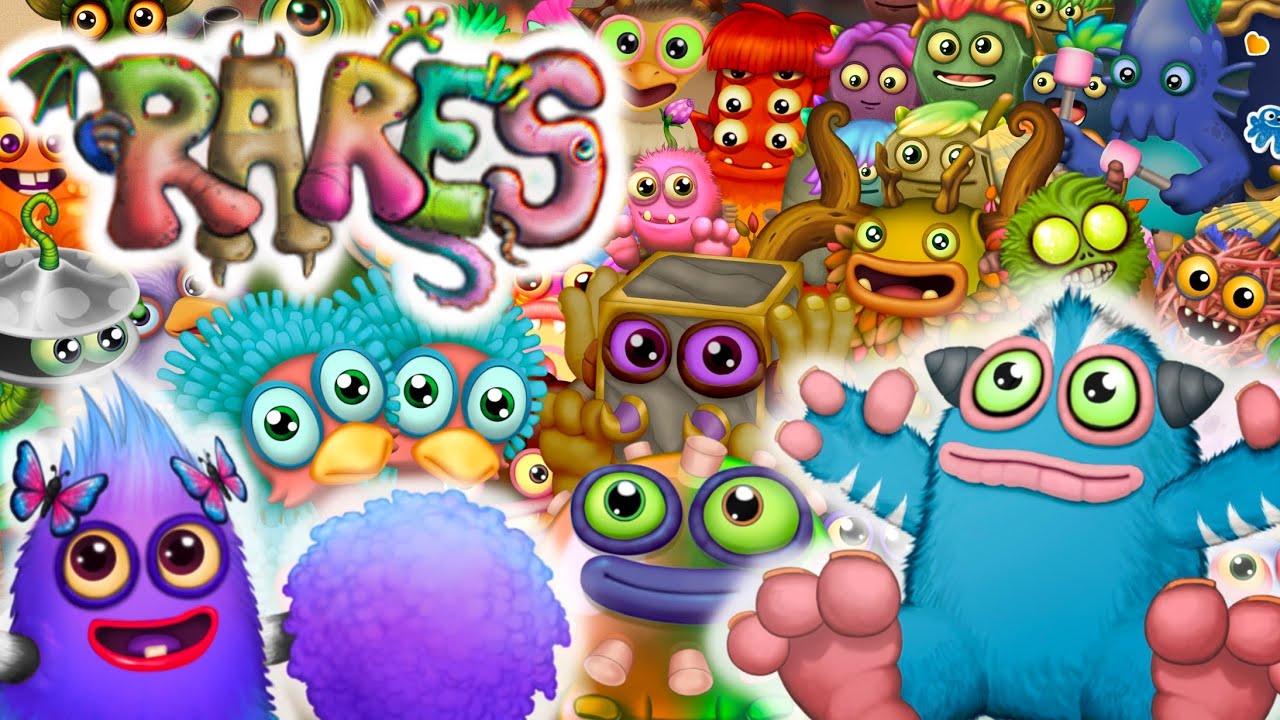RARE MONSTERS in Dawn of Fire - My Singing Monsters design compilation (All Naturals)