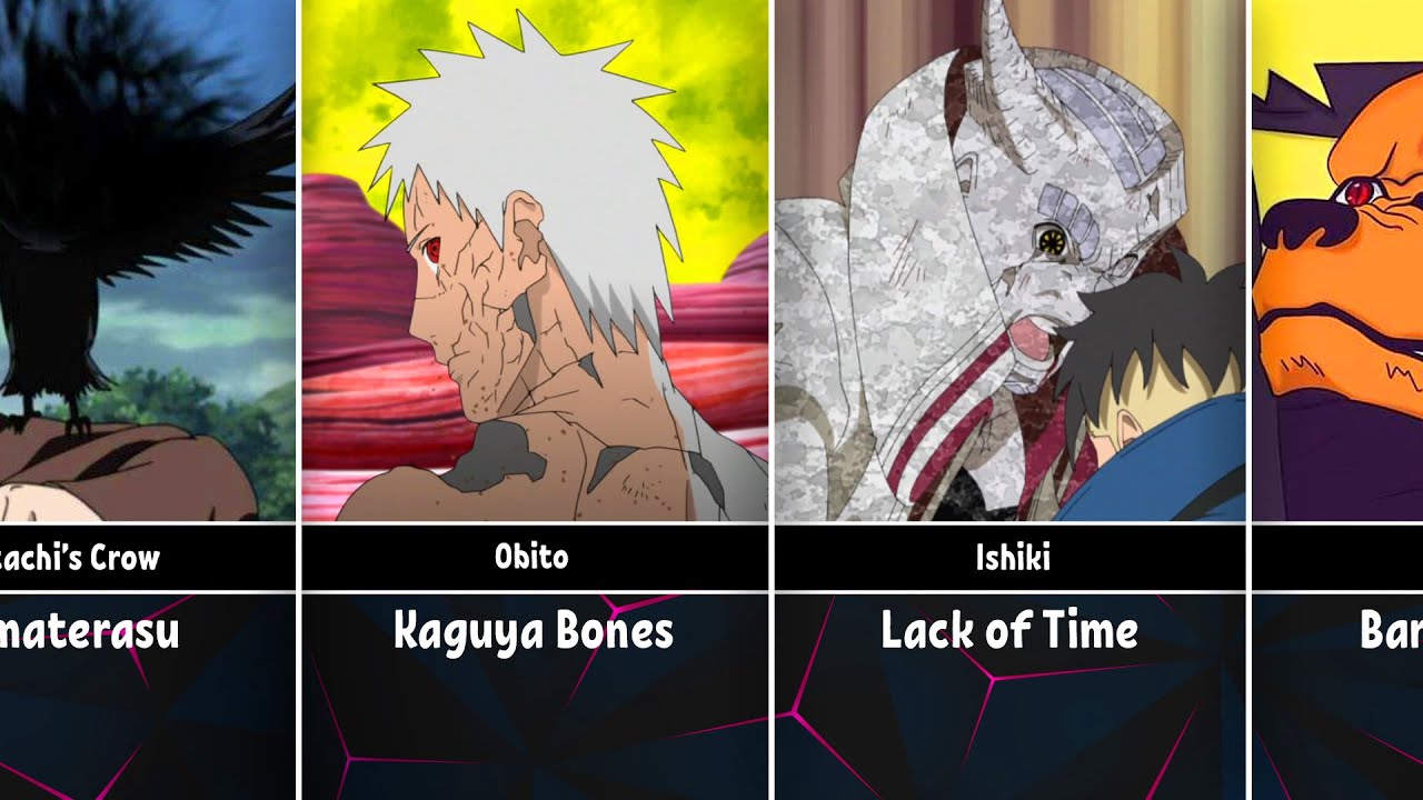 Cause of Death Naruto/Boruto Characters