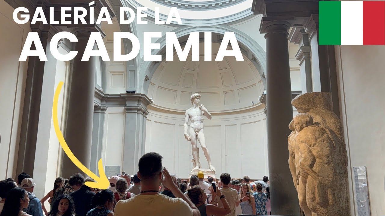 VEMOS AL DAVID!!! GALERÍA DE LA ACADEMIA FLORENCIA ITALIA