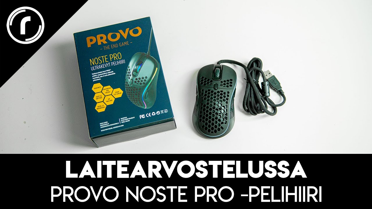 Provo Noste Pro -arvostelu &ndash; suomalainen pelihiiri