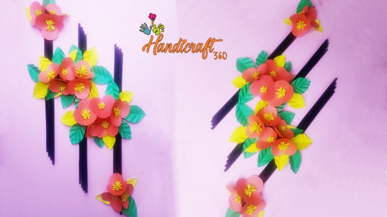 Handicraft with paper | Paper craft wall decoration | Diy Wall Decoration Ideas | Paper Craft #7