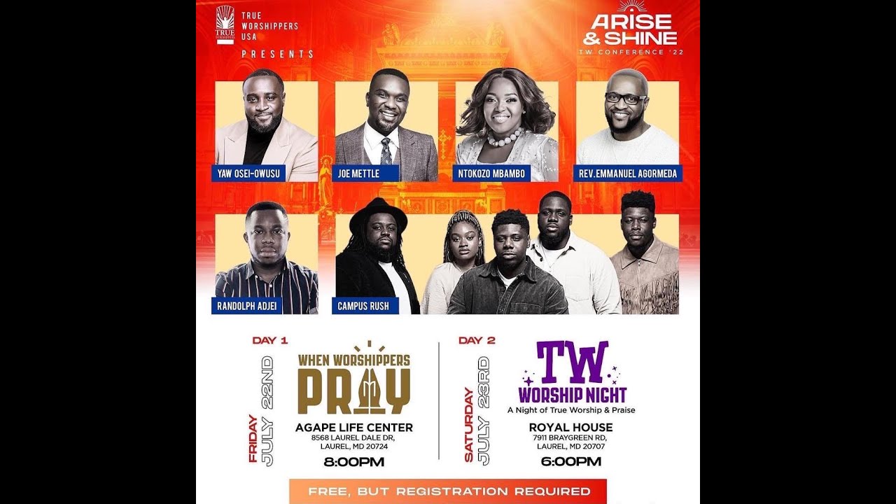 TRUE WORSHIPERS CONFERENCE 2022 ||  WORSHIP NIGHT
