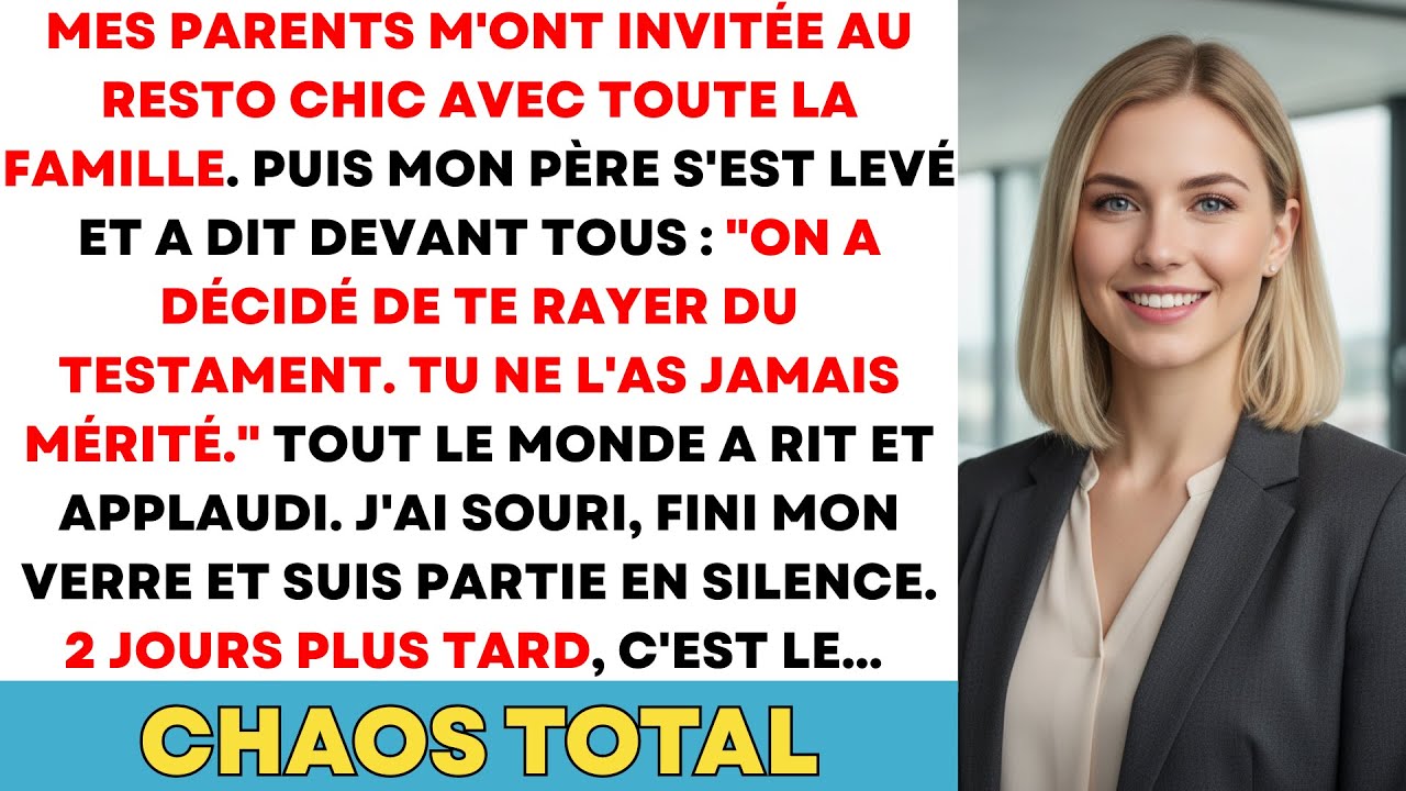 Ma Famille M'a Invitée À Un Dîner Pour M'humilier Et Annoncer Devant Tous: 