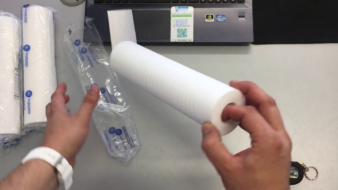 Aquafilter FCPS1, FCPS5, FCPS10, FCPS20 картриджи из вспененного полипропилена для очистки воды.