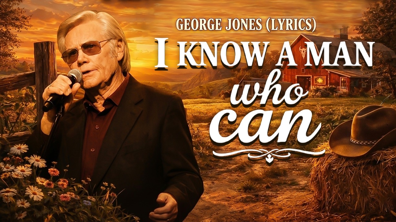I know a man who can - George Jones | Classic Country Music Cover | Country Gospel Music with LYRIC