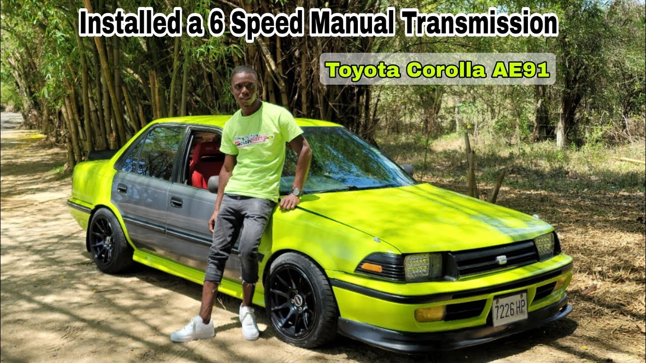 6 Speed Manual Transmission Swapped In The Motorsportja Toyota Corolla AE91
