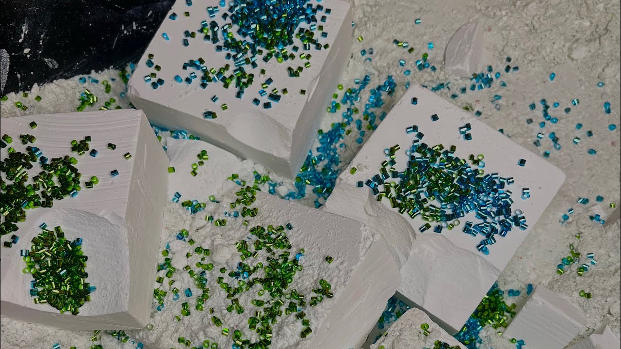 Fresh Blocks w/ Blue and Green Confetti 💙💚