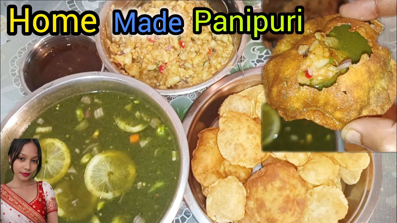 Home made Puchka/Panipuri😀Suji ki Golgappe recipe bilkul street style chatpata perfect puchka recipe