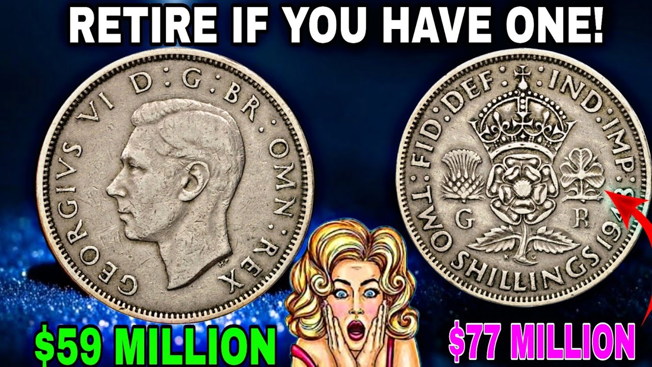 🤑 Most Valuable UK Florins! Top 5 Two Shilling Coins Breaking Auction Records!