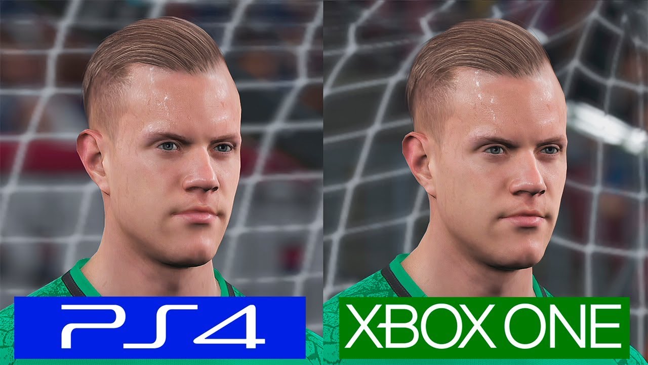 Pro Evolution Soccer 2018 PES | PS4 VS ONE | Graphics Comparison