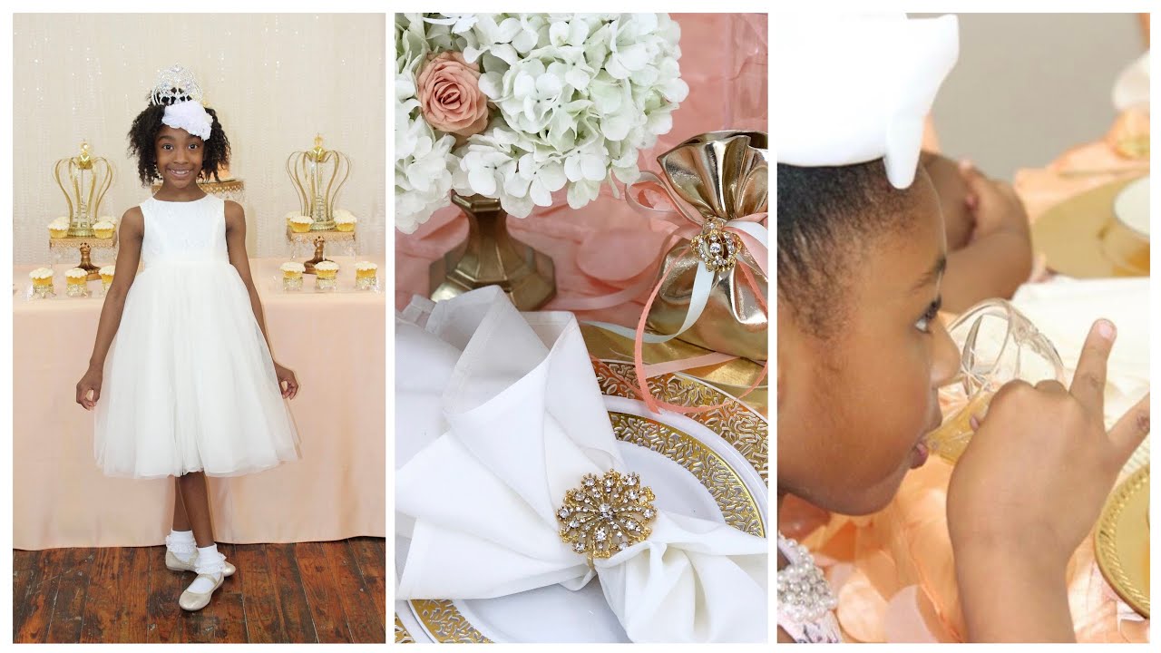 REAL LIFE PRINCESS| Peaches & Creme Tea Party + Party Ideas